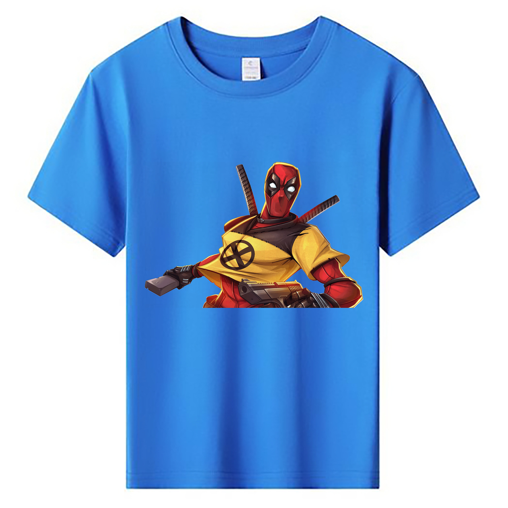 （画像用） Deadpool デッドプール 綿100％キッズTシャツ（フロントプリント）
